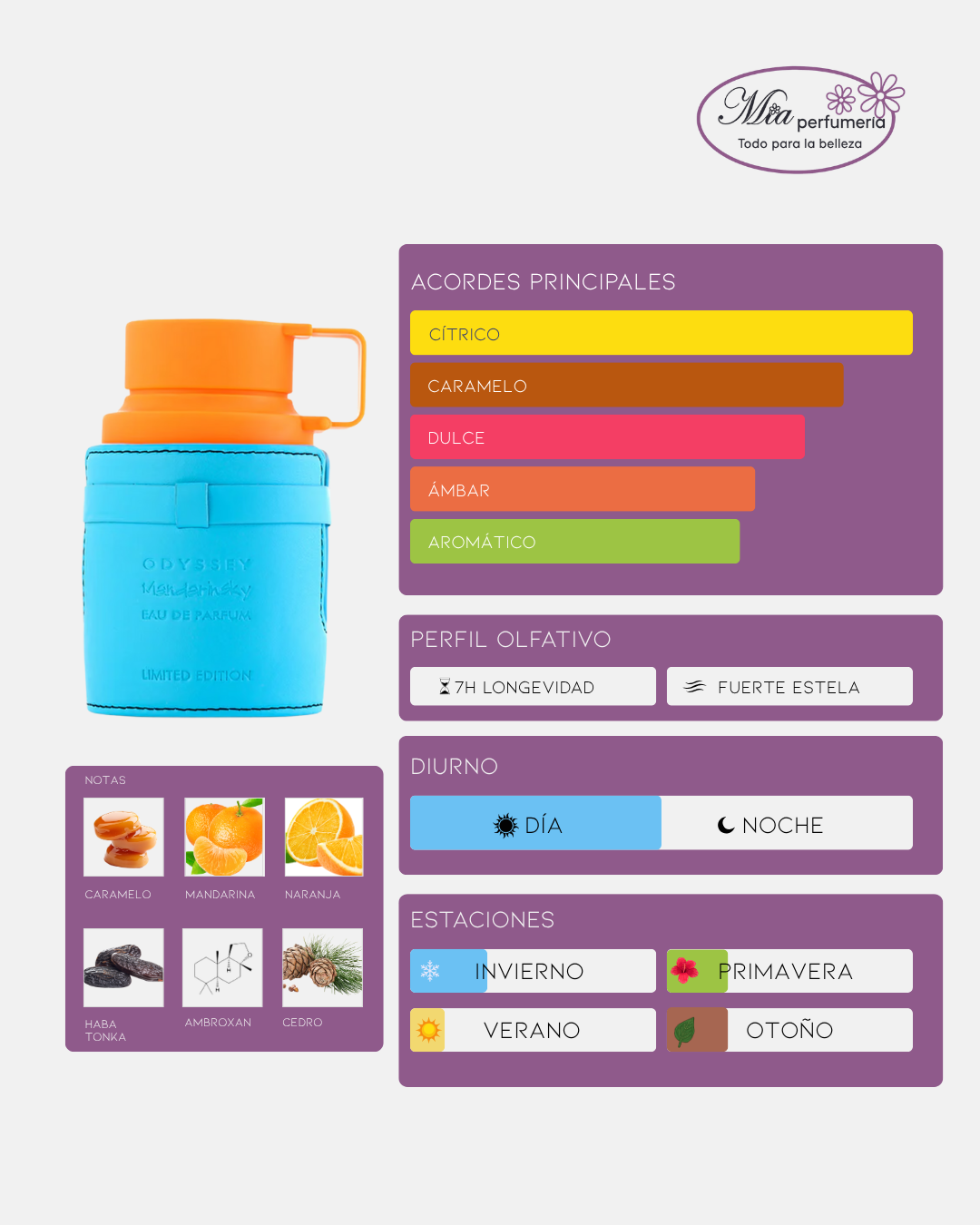 Odyssey Mandarin Sky Armaf EDP 100ml - Imagen 2